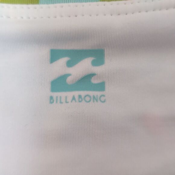 Billabong white tropical floral rashguard size s long sleeves nwot - Picture 8 of 8